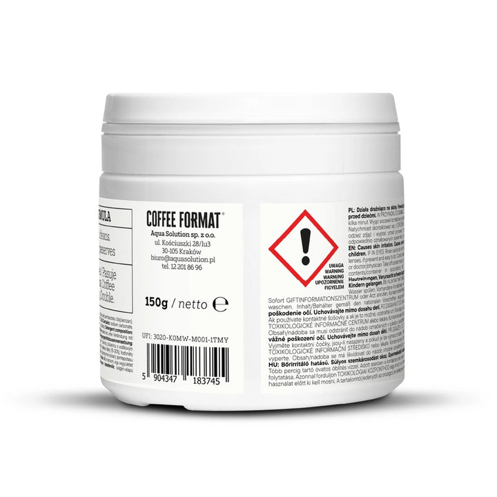Sæt med rengøringstabletter til kaffemaskiner, 2-phase Cleaning TABS+ 40 x 3,5 g + afkalkningstabletter til kaffemaskiner, Descaler Tab+ 6 x 16 g