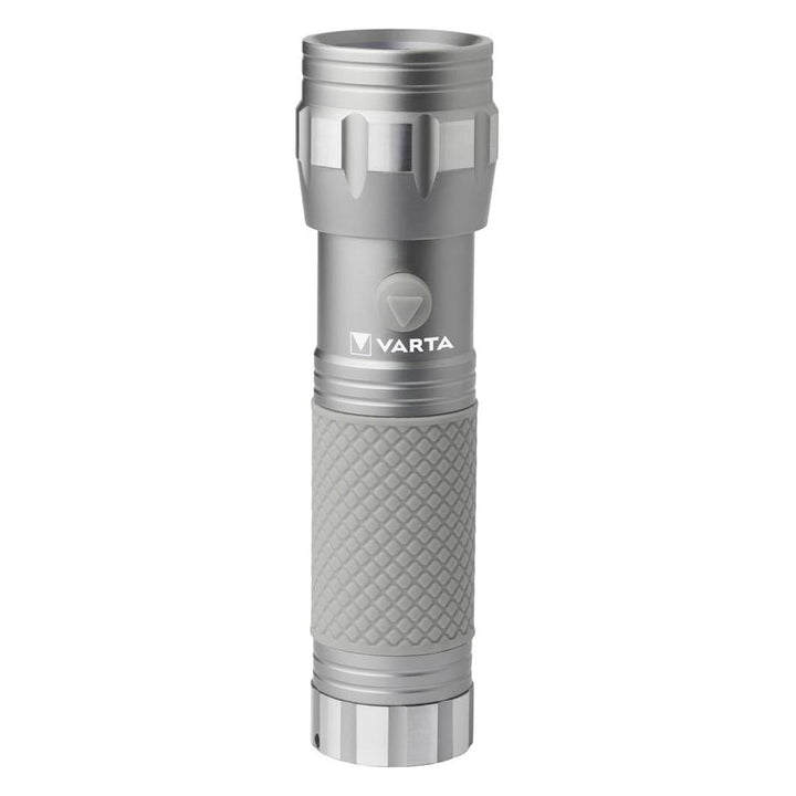 UV-LED-lommelygte 15638 i aluminium, UV-bølgelængde 395–400 nm, Multi LED-teknologi + Varta-batterier medfølger