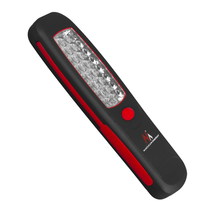 2 stk. Maclean-værkstedslampe med 24 LED, magnet, krog, MCE03 + 6 stk. R-06-batterier (R06, AA, LR06) 1,5 V VARTA Longlife Power