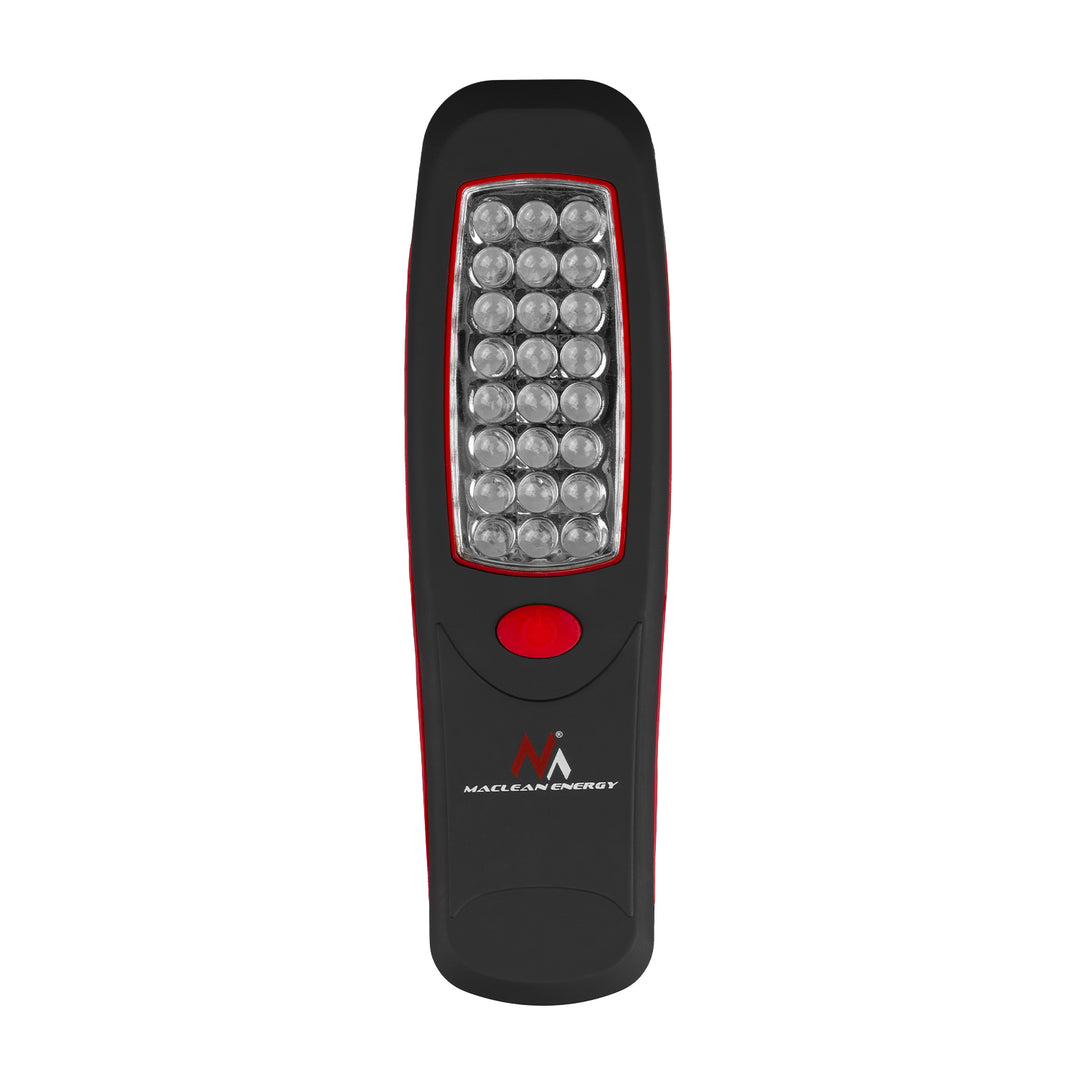 2 stk. Maclean-værkstedslampe med 24 LED, magnet, krog, MCE03 + 6 stk. R-06-batterier (R06, AA, LR06) 1,5 V VARTA Longlife Power