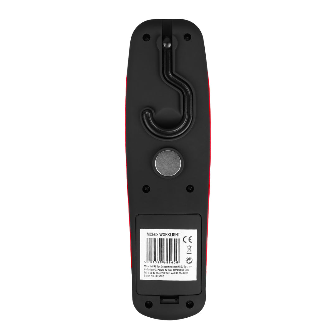 2 stk. Maclean-værkstedslampe med 24 LED, magnet, krog, MCE03 + 6 stk. R-06-batterier (R06, AA, LR06) 1,5 V VARTA Longlife Power