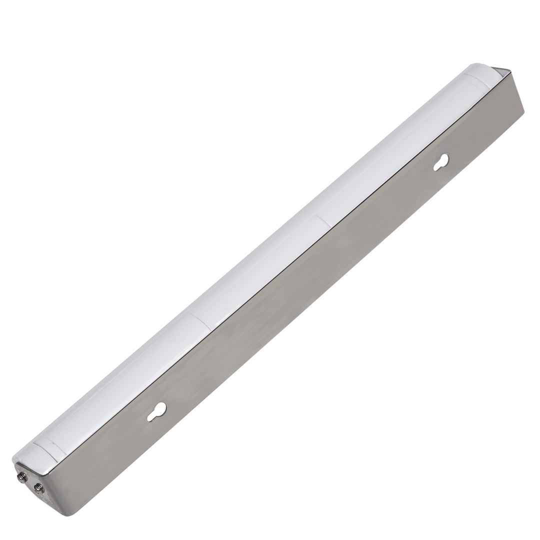 2 stk. Maclean LED-køkkenlampe, til montering under skab, 9 SMD, batteridrevet, PIR-sensor med tænd/sluk-funktion, MCE166 + 6 stk. R-06/AA/LR06-batterier, 1,5 V, VARTA Longlife Power