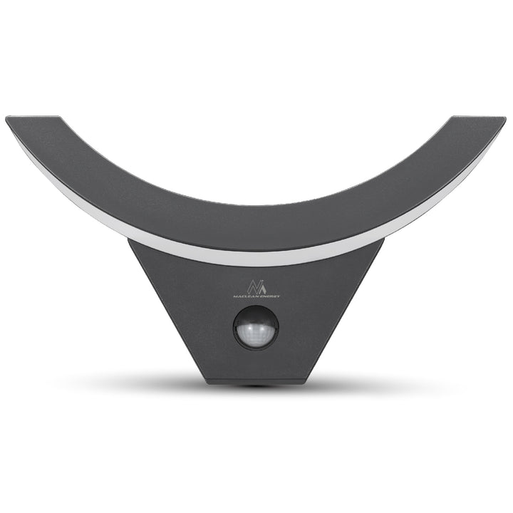 Maclean LED-lampe med bevægelsessensor, infrarød bevægelsessensor, grå, 10 W, IP54, 800 lm, MCE290 GR, 4 stk.