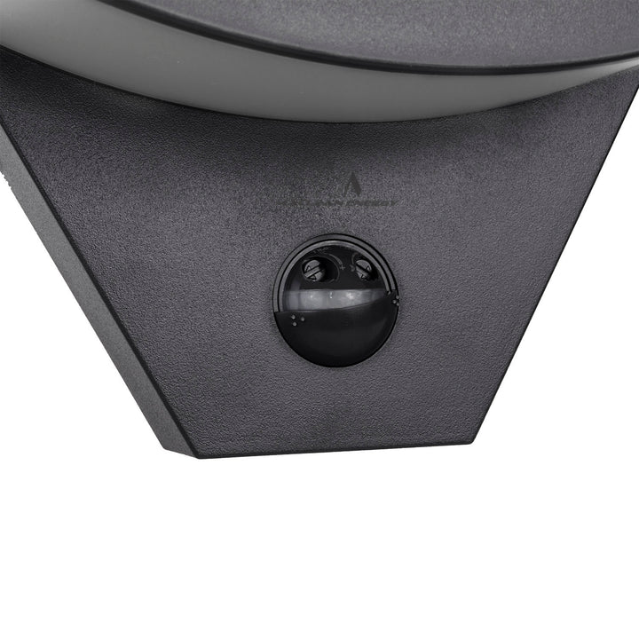 Maclean LED-lampe med bevægelsessensor, infrarød bevægelsessensor, sort, 10 W, IP54, 800 lm, MCE290 B, 2 stk.