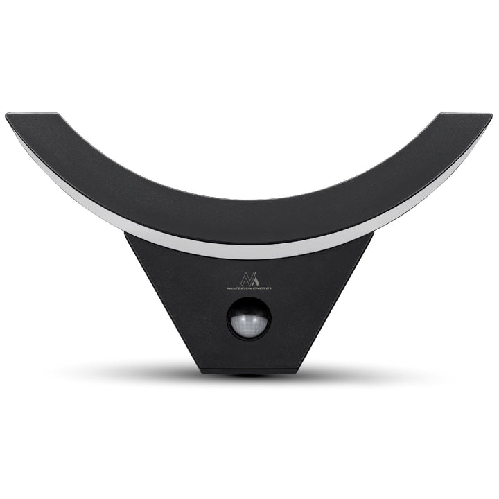 Maclean LED-lampe med bevægelsessensor, infrarød bevægelsessensor, sort, 10 W, IP54, 800 lm, MCE290 B, 4 stk.