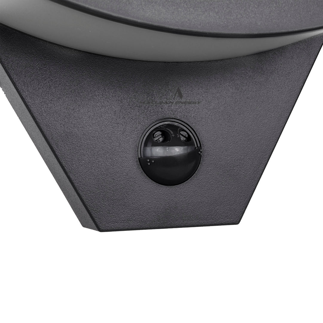 Maclean LED-lampe med bevægelsessensor, infrarød bevægelsessensor, sort, 10 W, IP54, 800 lm, MCE290 B, 4 stk.