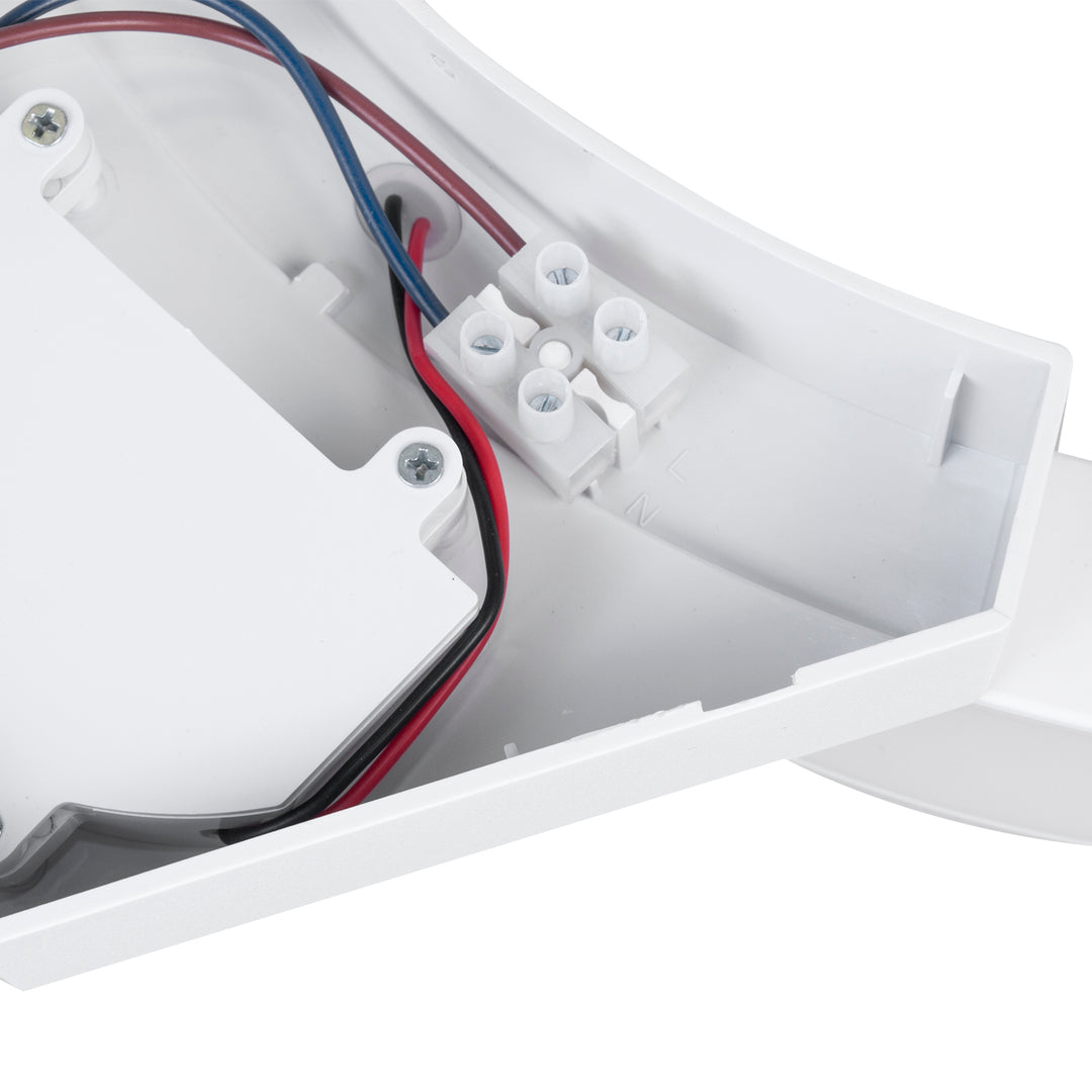 Maclean LED-lampe med bevægelsessensor, PIR-sensor, hvid, 10 W, IP54, 800 lm, MCE290 W, 2 stk.