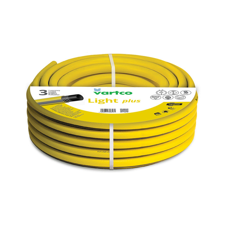 Vartco haveslange, 3-lags, fleksibel, diameter 1", længde 20 m, Light Plus