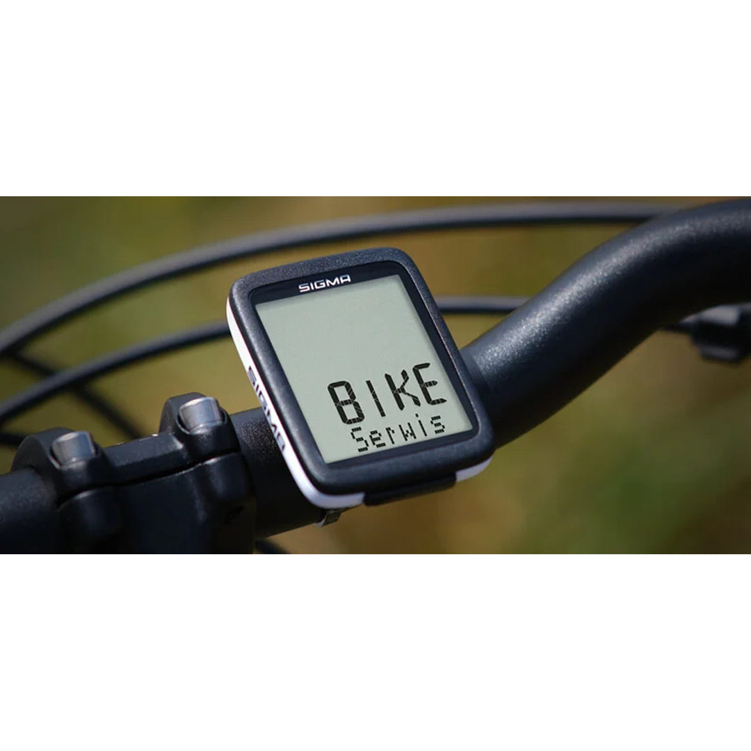 Sigma BC 10.0 WR cykeltæller, vandtæt, vejrbestandig, stort og letlæseligt display, 10 funktioner
