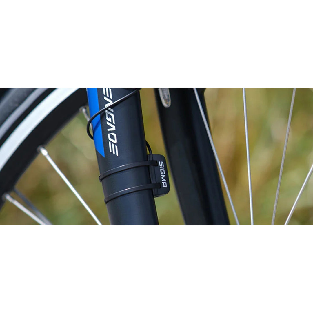 Sigma BC 5.0 WR cykeltæller, vandtæt, vejrbestandig, stort og letlæseligt display, 5 grundlæggende funktioner