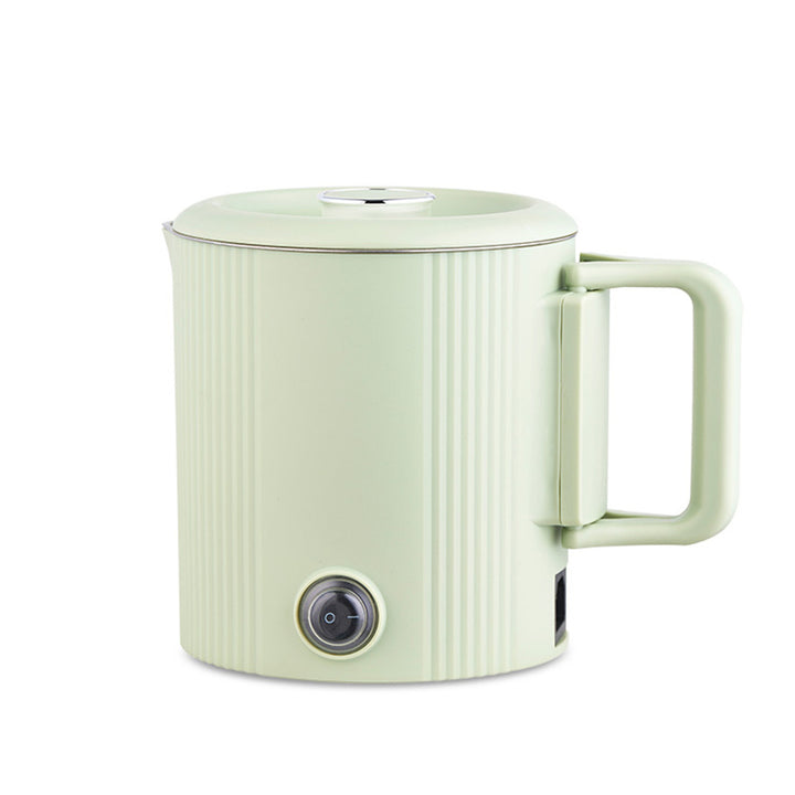 Maestro elektrisk kedel/rejsegryde, 2-i-1, rumindhold 0,8 l, effekt 600 W, sammenklappelig håndtag, spændingsomskifter 110 V/230 V, mintfarvet, MR-009-MINT
