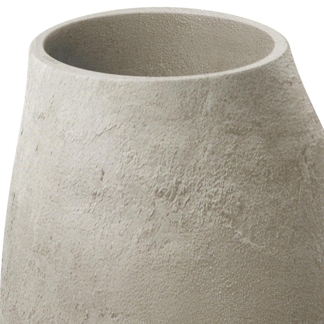 Ethick Epocco Bold-plantekrukke, diameter 48 cm, højde 60 cm, mat finish, vejrbestandig, drænhul, sandfarvet, TEP48B-101GR