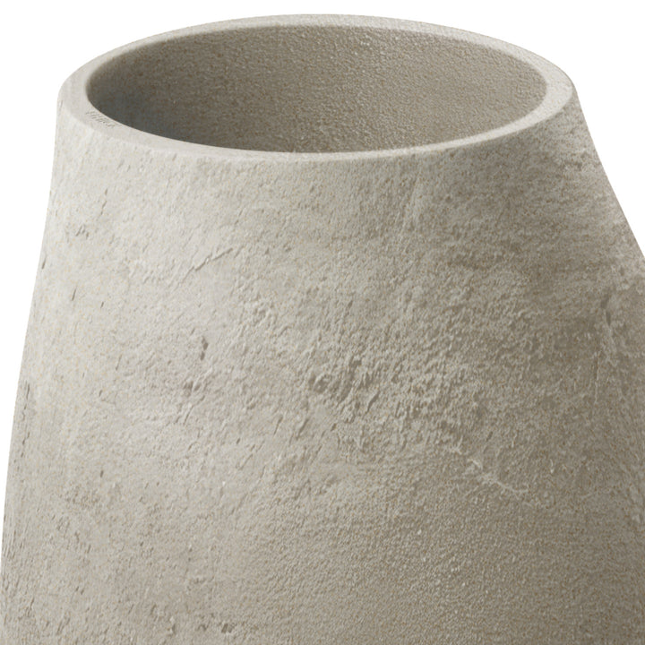 Ethick Epocco Bold-plantekrukke, diameter 48 cm, højde 60 cm, mat finish, vejrbestandig, drænhul, sandfarvet, TEP48B-101GR