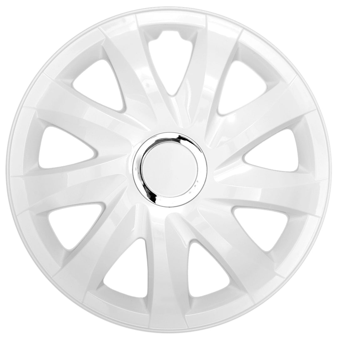 Universal-hjulkapsler 14'' NRM Drift, hvid lak, 1 stk.