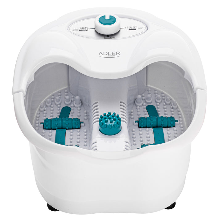 Adler fodmassager, boble-, vibrations- og varmemassage, infrarød, 4 ruller + 3 påsætningsdele, AD 2167 White