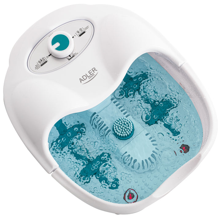 Adler fodmassager, boble-, vibrations- og varmemassage, infrarød, 4 ruller + 3 påsætningsdele, AD 2167 White