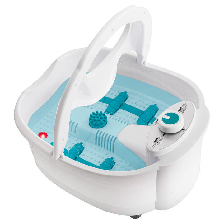 Adler fodmassager, boble-, vibrations- og varmemassage, infrarød, 4 ruller + 3 påsætningsdele, AD 2167 White