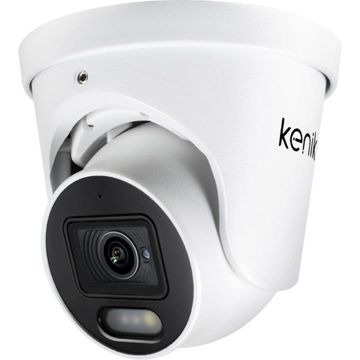 Kenik IP-kamera, opløsning på 4 MP ved 20 billeder/sek., bevægelsesdetektering, automatisk IR-filter, indbygget mikrofon, kuppelhus, KG-430DPA-E