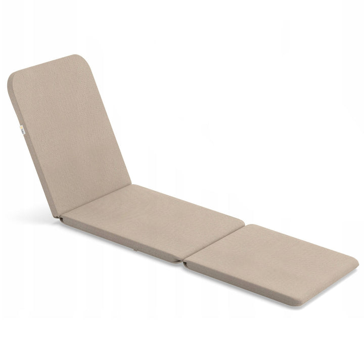 Jaipur-liggestolspude, farve: beige, stof: S-550 melange, størrelse: 190 x 60 cm, to fastgørelsessystemer, vandafvisende, kan vaskes i sin helhed, melange S-21
