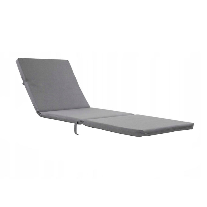 Pude til Daytona-liggestol, farve: grå, stof: S-550 Melange, størrelse: 192 x 64 cm, fastgøres med gummibånd, vandafvisende, Melange S-23