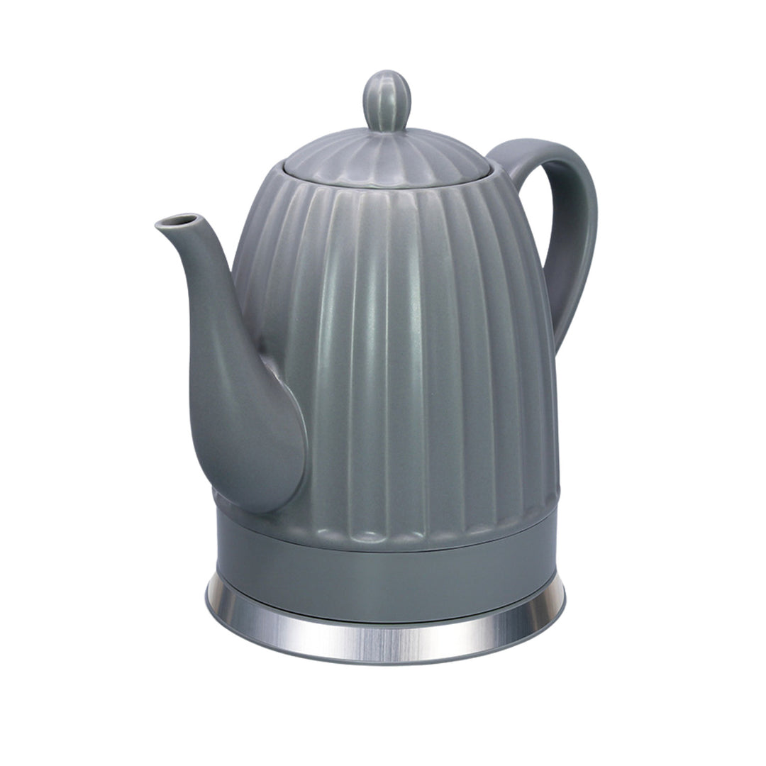 Maestro elektrisk keramisk kedel, grå, 1500 W, 1,5 l, drejelig fod, vandstandsindikator, 65 cm strømkabel, MR-077
