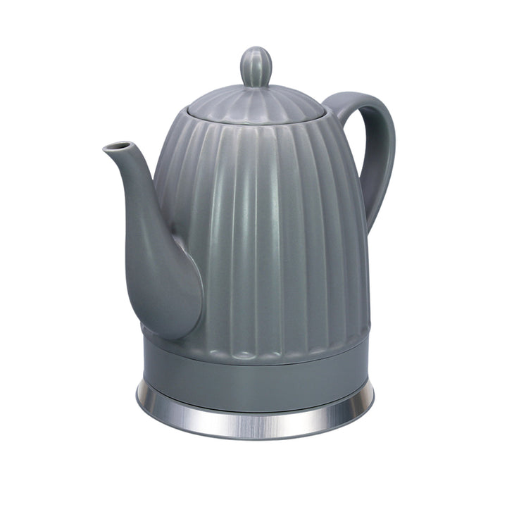 Maestro elektrisk keramisk kedel, grå, 1500 W, 1,5 l, drejelig fod, vandstandsindikator, 65 cm strømkabel, MR-077