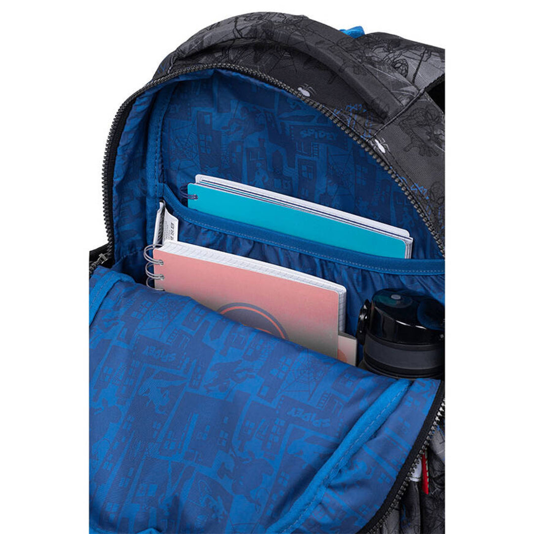 Spiderman Coolpack-skolerygsæk, størrelse Jerry (15"), formet ryg, 3 rummelige rum, forstærket bund, F029777