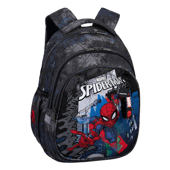 Spiderman Coolpack-skolerygsæk, størrelse Jerry (15"), formet ryg, 3 rummelige rum, forstærket bund, F029777