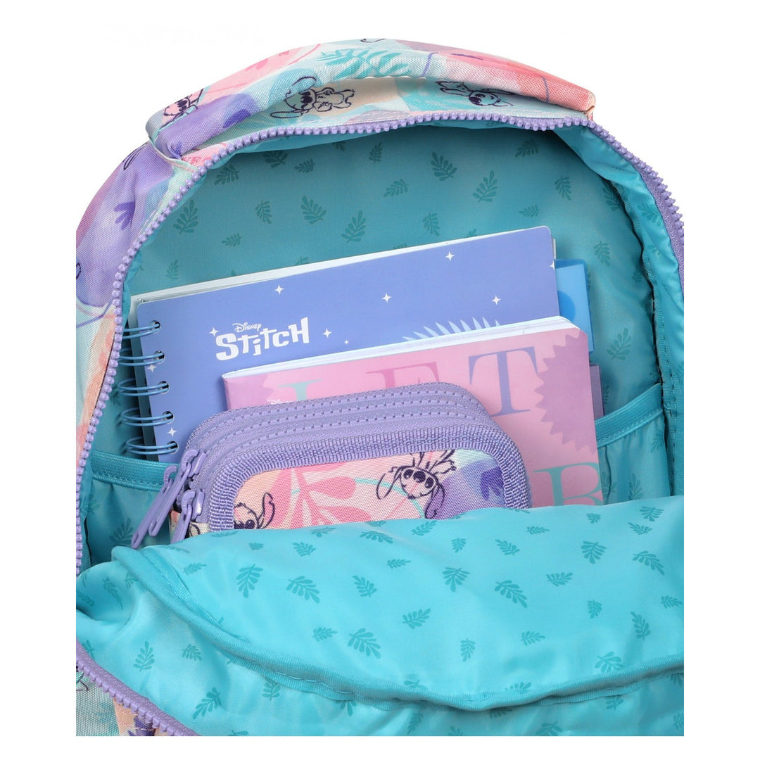 Stitch Coolpack-skolesæt, Jerry-rygsæk med 2 rum (15"), Jumper 3-penalhus samt en sportstaske til sko