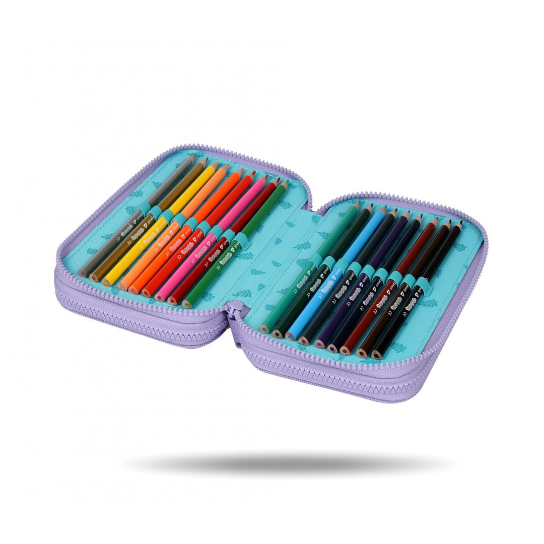 Stitch Coolpack-skolesæt, Jerry-rygsæk med 2 rum (15"), Jumper 3-penalhus samt en sportstaske til sko