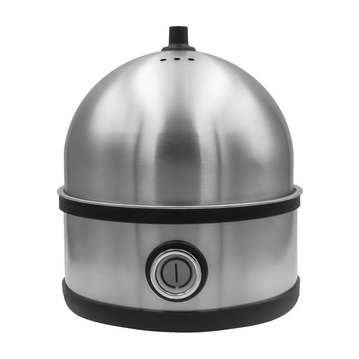GreenBlue æggekoger i rustfrit stål, effekt 200 W, til op til 7 æg, målebæger, 220–240 V~, 50/60 Hz, GB357