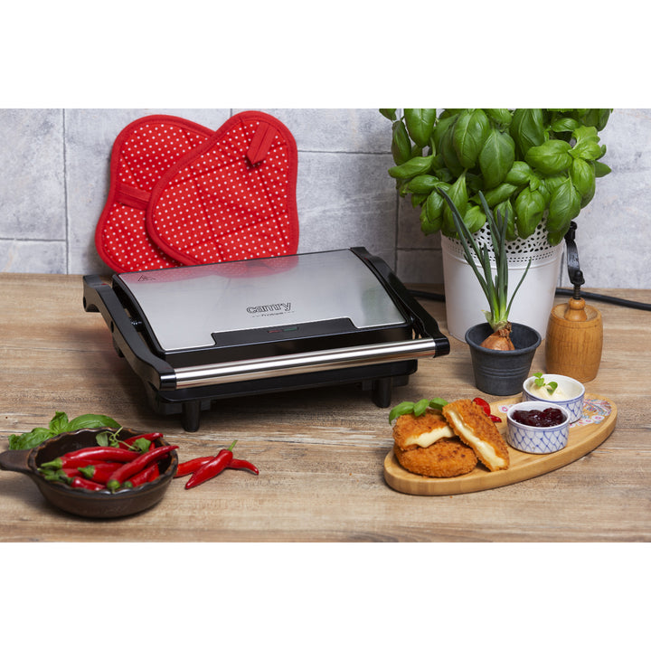 Camry elektrisk grill, non-stick-plader, maksimal effekt 2100 W, CR 3044