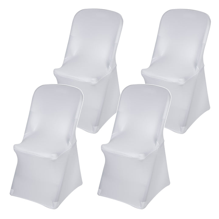 Overtræk til cateringstol, hvid, GreenBlue, 88x50x45 cm, spandex, GB374, 4 stk.