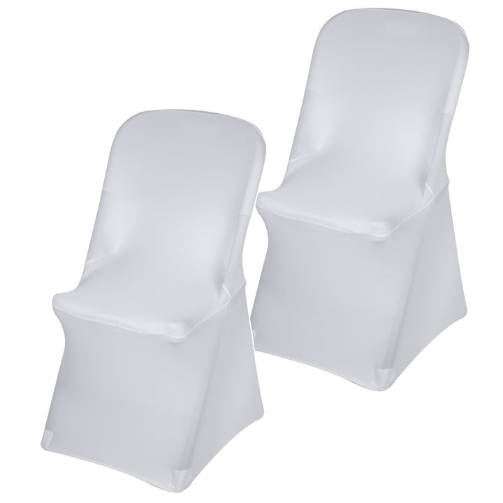 Overtræk til cateringstol, hvid, GreenBlue, 88x50x45 cm, spandex, GB374, 2 stk.