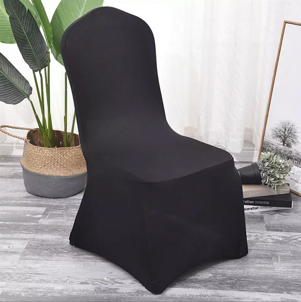 Overtræk til cateringstol, sort, GreenBlue, 88x50x45 cm, spandex, GB373, 4 stk.