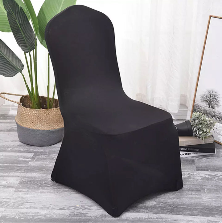Overtræk til cateringstol, sort, GreenBlue, 88x50x45 cm, spandex, GB373, 4 stk.