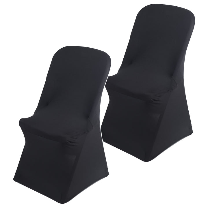 Overtræk til cateringstol, sort, GreenBlue, 88 x 50 x 45 cm, spandex, GB373, 2 stk.