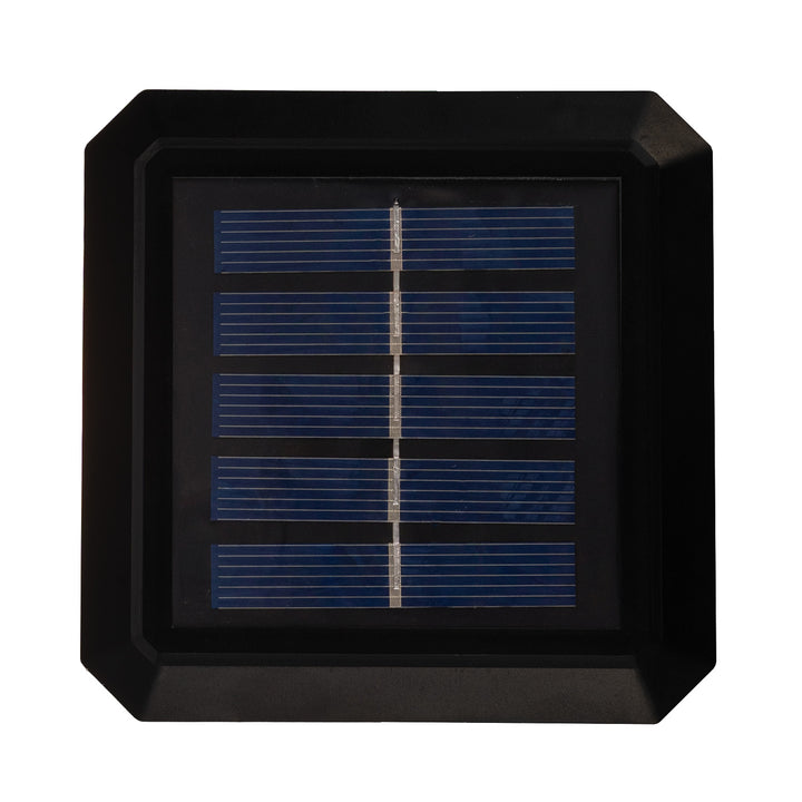 GreenBlue LED-solcellelampe til stolpe, 100 x 100 mm, konisk skærm, 3200 K, GB128 WW, 2 stk.