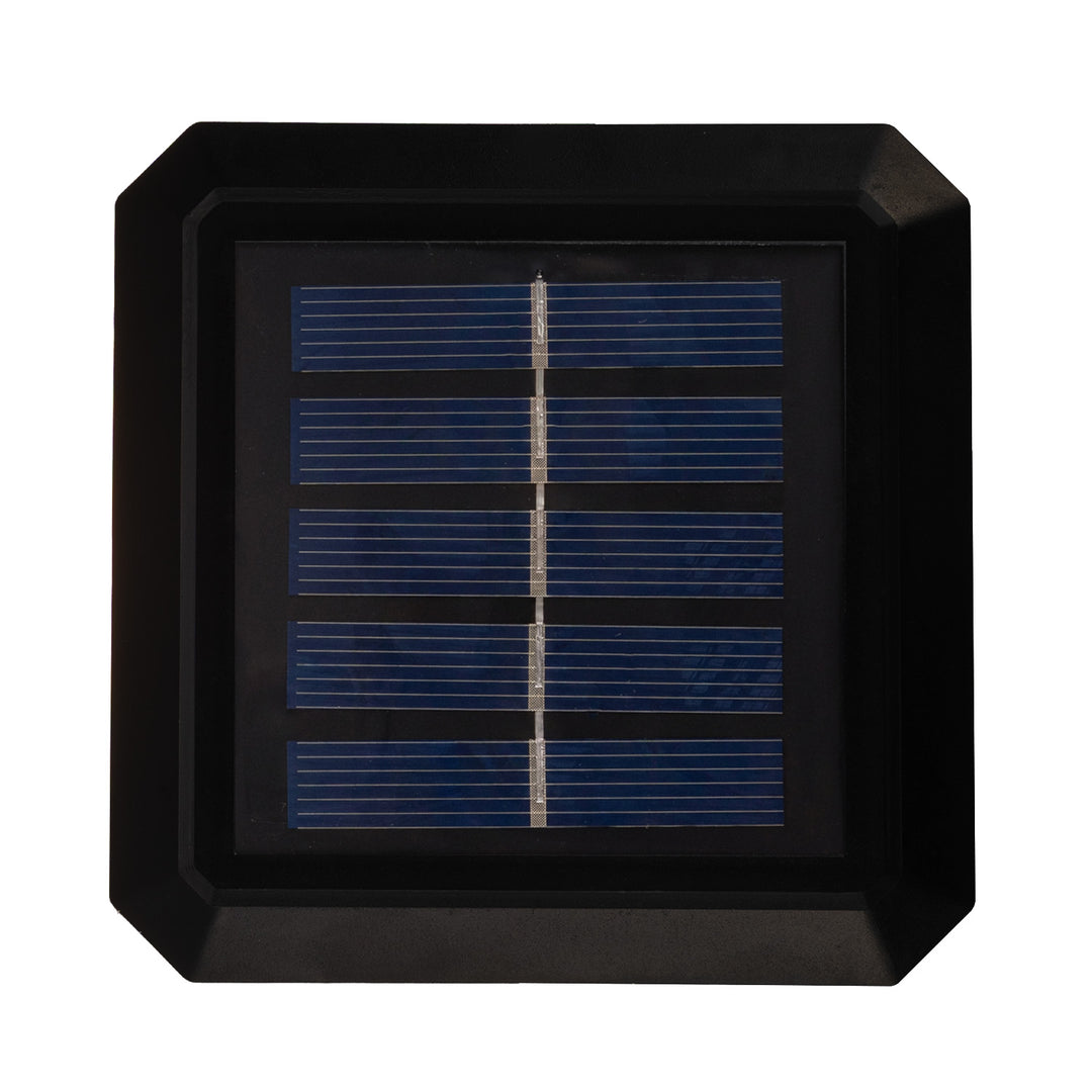 GreenBlue LED-solcellelampe til stolpe, 100 x 100 mm, konisk skærm, 3200 K, GB128 WW, 4 stk.
