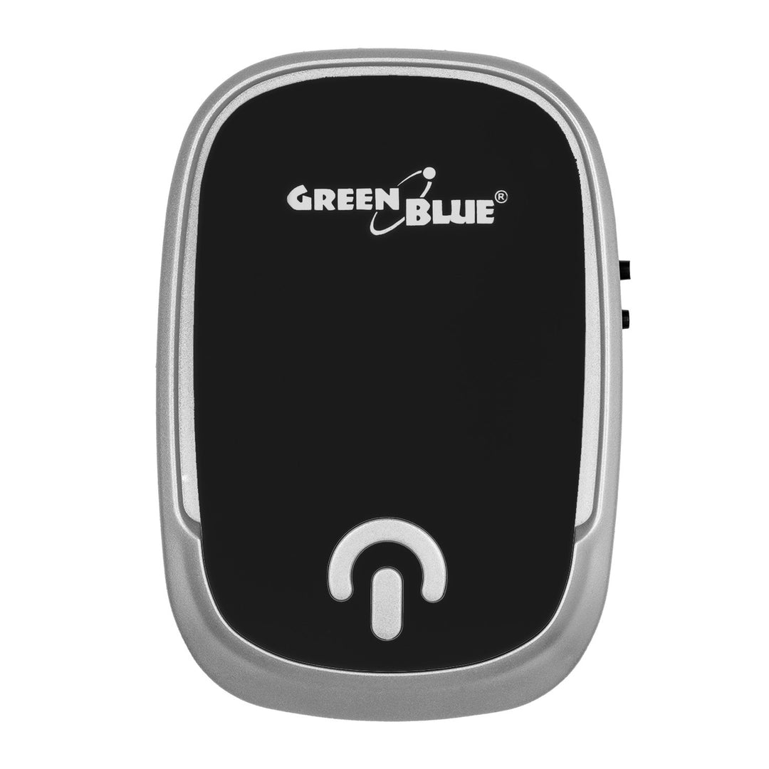 GreenBlue trådløs dørklokke, 38 melodier, 90 dB, sort, rækkevidde op til 200 m, GB404 B