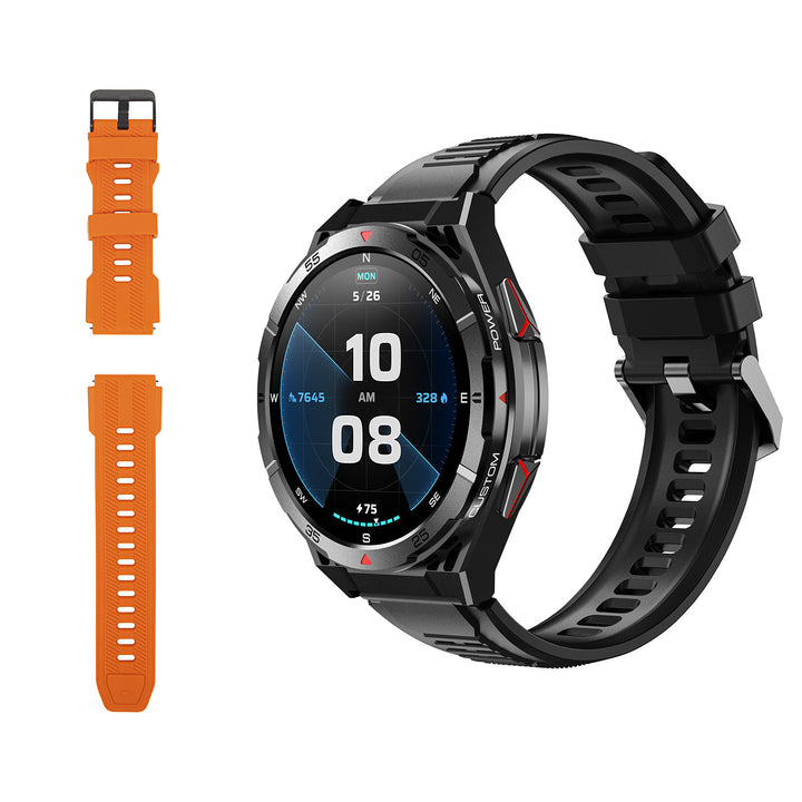 BLOW X14 Pro smartwatch, 1,43" AMOLED-skærm, 490 mAh batteri, GPS, 4 GB RAM og 256 MB lagerplads, sundhedsfunktioner, rem i 2 farver, 89-016#