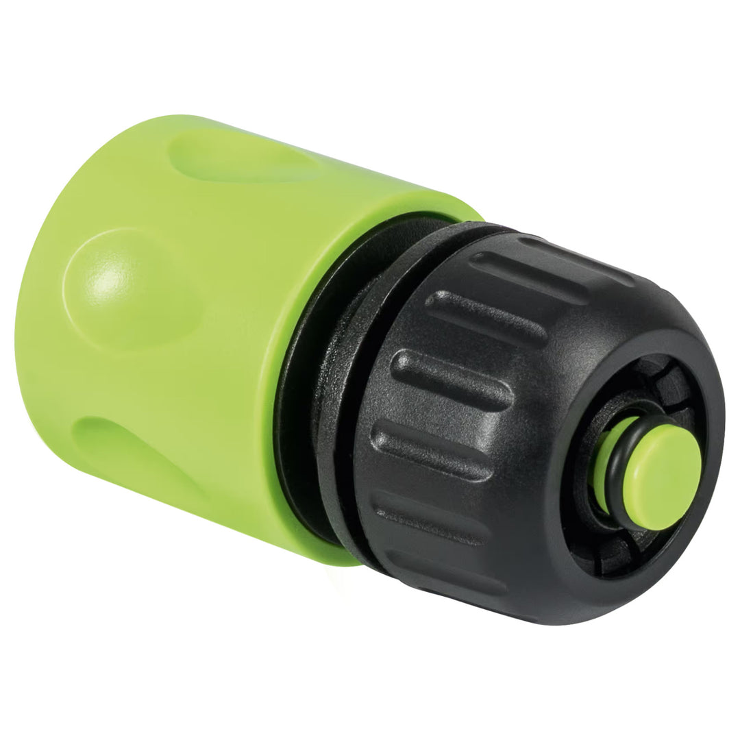 Economic haveslange 1/2" 50 m + stativ, tilslutning med 3/4" indvendigt gevind, tilslutning med udvendigt gevind 1/2", hurtigkobling med gennemgang og stop 1/2" + 8-funktioners sprøjtepistol Cellfast Mix Ideal