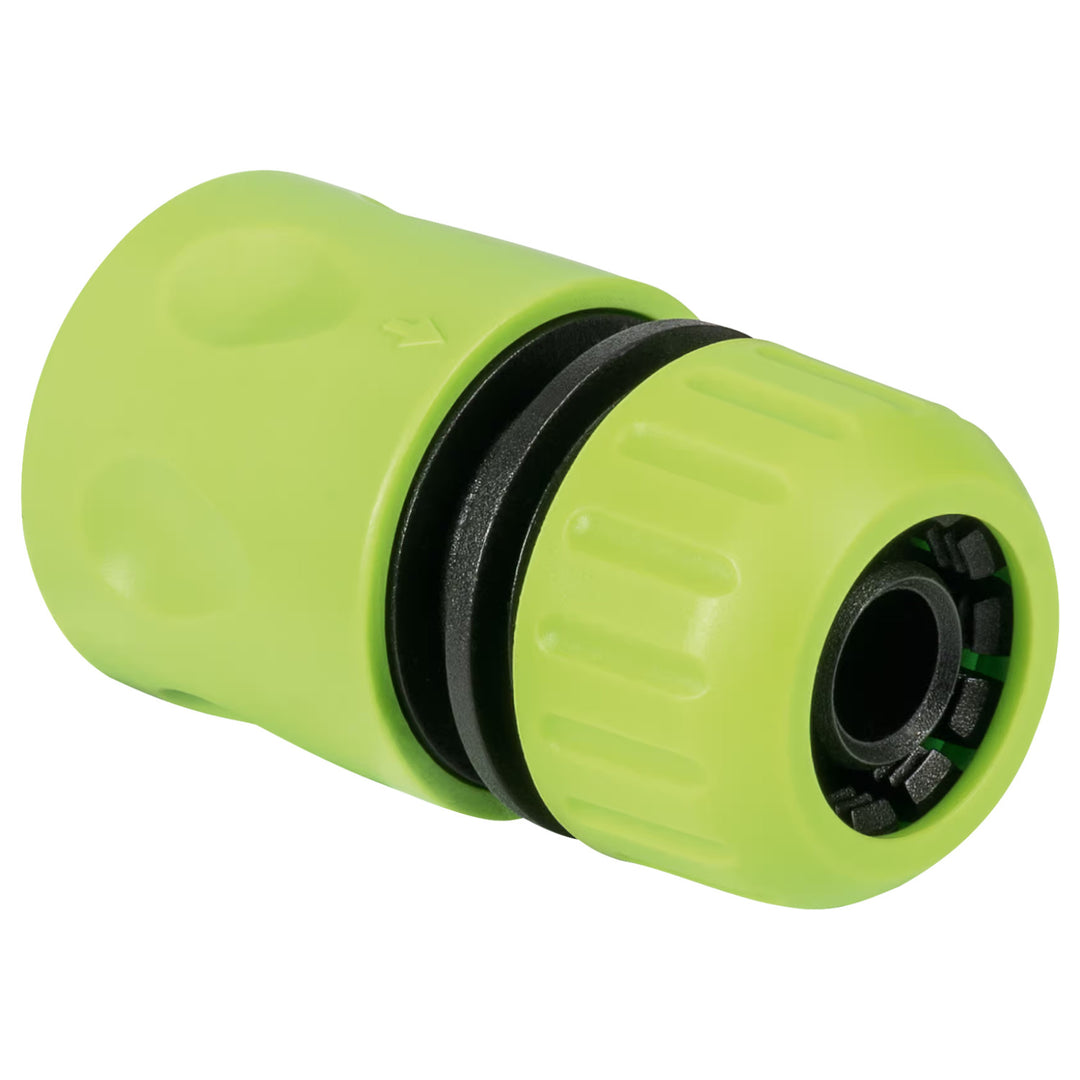 Cellfast Economic haveslange 1/2" 30 m + stativ, tilslutning med 3/4" indvendigt gevind, 1/2" gennemgangs- og stop-hurtigkobling + Cellfast Economic lige sprinkler