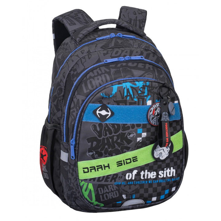 Star Wars Coolpack-skolesæt, Jerry-rygsæk med 3 rum (15") med formet rygstykke og justerbare skulderstropper samt Jumper 3-penal med tilbehør