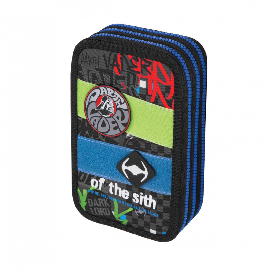 Star Wars Coolpack-skolesæt, Jerry-rygsæk med 3 rum (15") med formet rygstykke og justerbare skulderstropper samt Jumper 3-penal med tilbehør