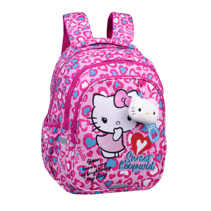 Hello Kitty Coolpack-skolesæt, Jerry-rygsæk med 3 rum (15"), Jumper 3-penal med tilbehør samt en sportstaske til sko