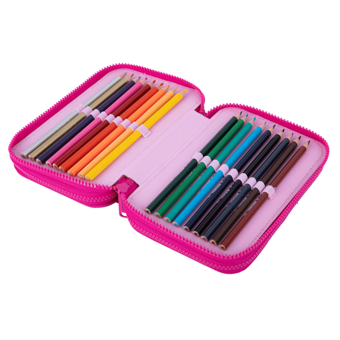Hello Kitty Coolpack-skolesæt, Jerry-rygsæk med 3 rum (15"), Jumper 3-penal med tilbehør samt en sportstaske til sko