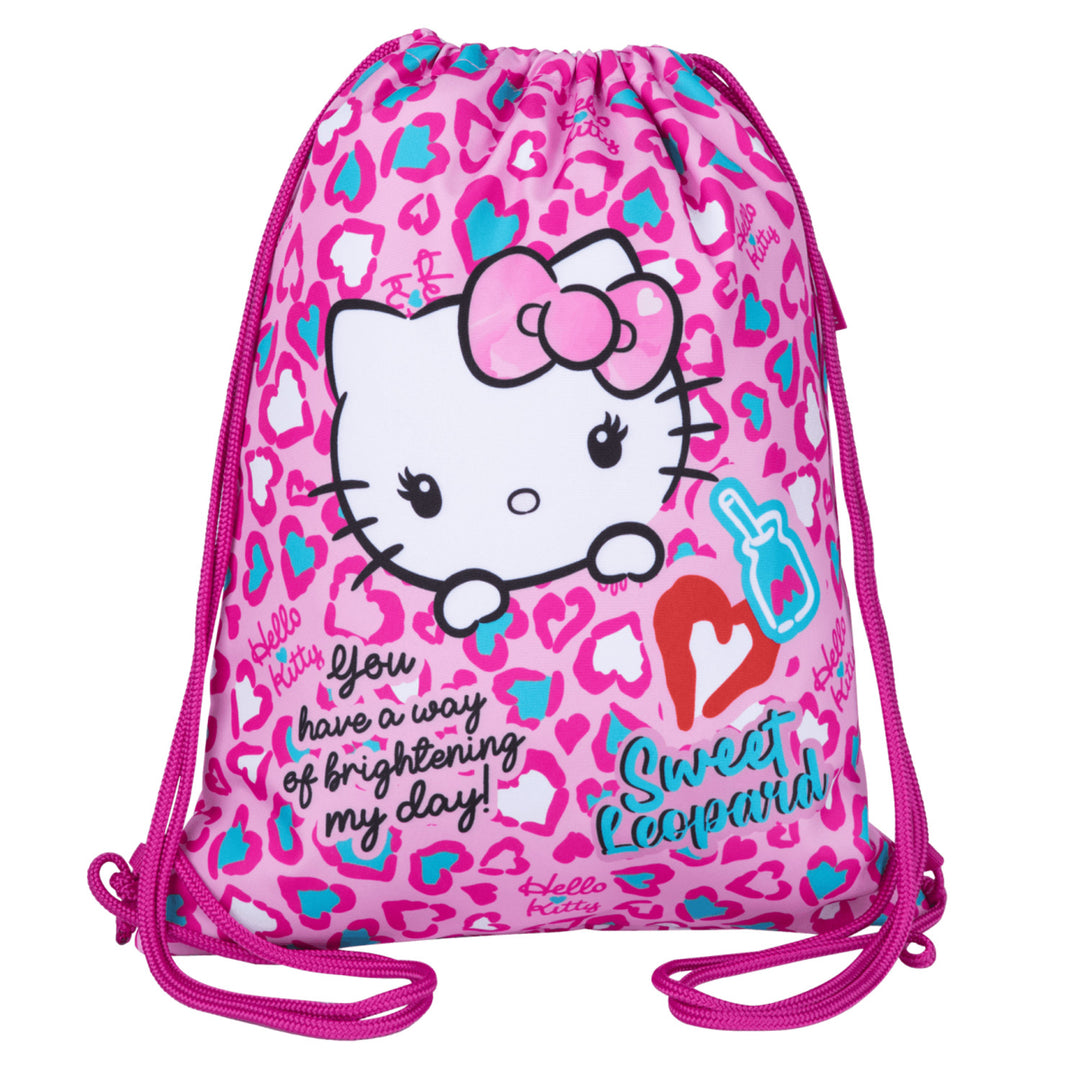 Hello Kitty Coolpack-skolesæt, Jerry-rygsæk med 3 rum (15"), Jumper 3-penal med tilbehør samt en sportstaske til sko