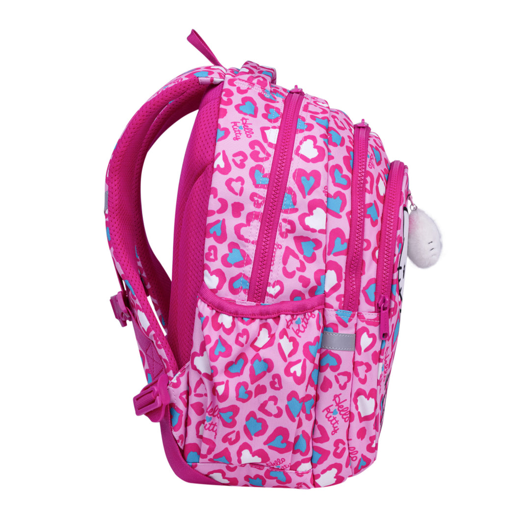 Hello Kitty Coolpack-skolesæt, Jerry-rygsæk med 3 rum (15"), Jumper 3-penal med tilbehør samt en sportstaske til sko