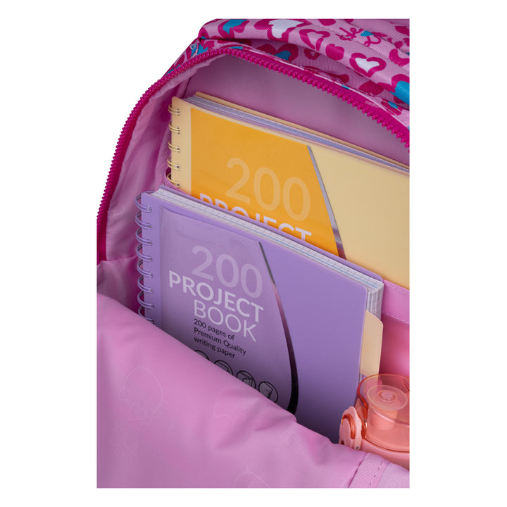 Hello Kitty Coolpack-skolesæt, Jerry-rygsæk med 3 rum (15"), Jumper 3-penal med tilbehør samt en sportstaske til sko
